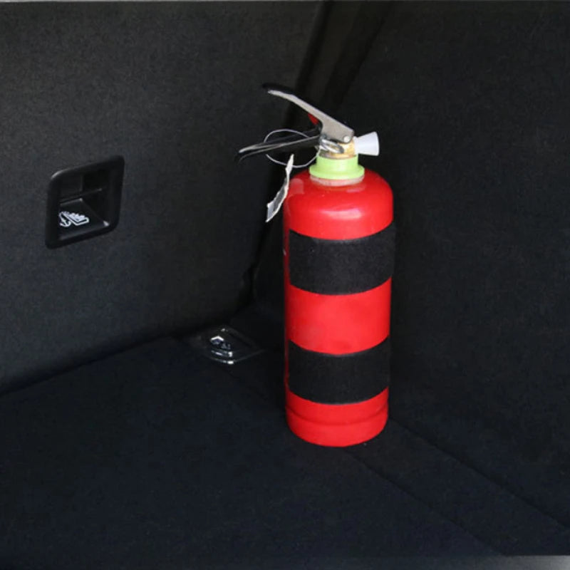 Car Mounted Car Strap Fire Extinguisher Fixed Strap Car Trunk Bracket Velcro 2 Long 2 Short Universal