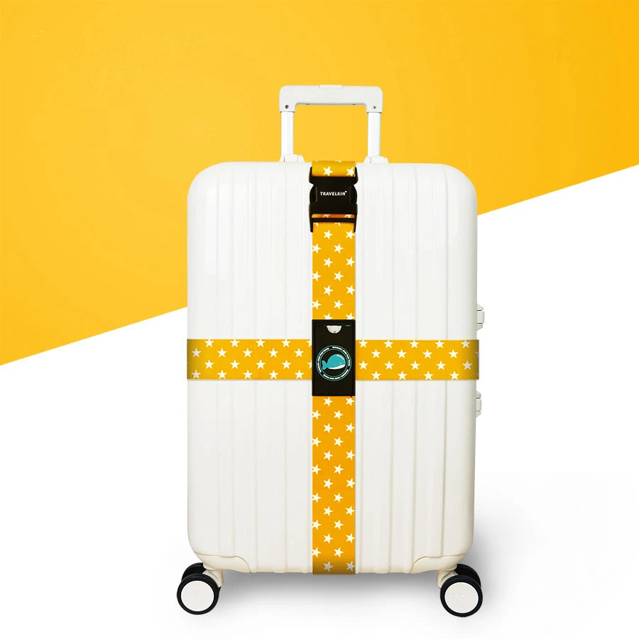 Anti-theft Luggage Buckle Cross Strap Adjustable Bundling Packing Baggage Belt Cross Strap Suitcase Belts Bag Part Accessories