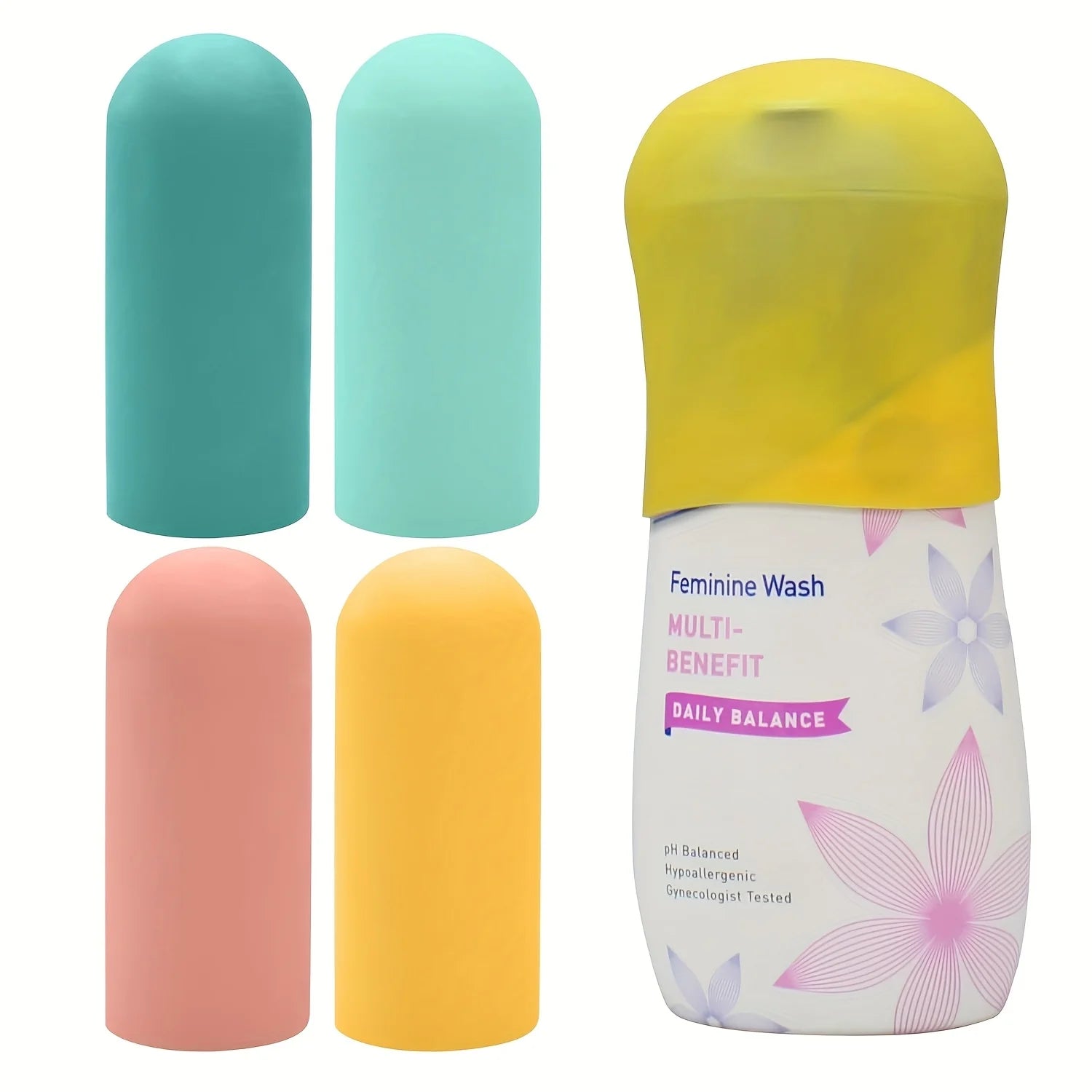 Silicone Bottle Cap Cover, Leak Proof Sleeves For Travel Container, Toiletry Covers For Leak Proofing In Luggage
