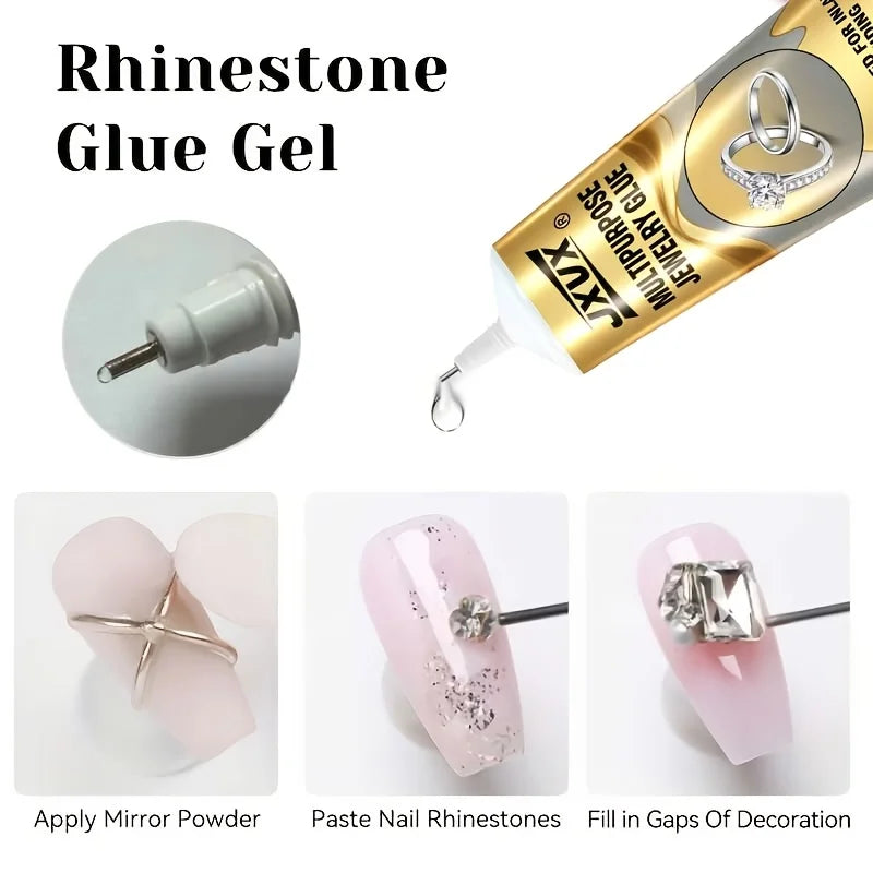B-7000 Super Adhesive Glue, Industrial Strength B7000 Glues Paste for Rhinestones Crafts, Clothes Shoes, Fabric, Jewelry Making (50g/1.68 fl oz)