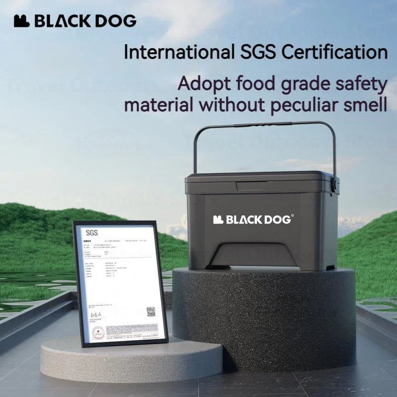 BLACKDOG 13L/25L Mobile Thermal Box Large Capacity Cooler Box PP Material Camping Outdoor Car Ice Picnic Portable Incubator Box
