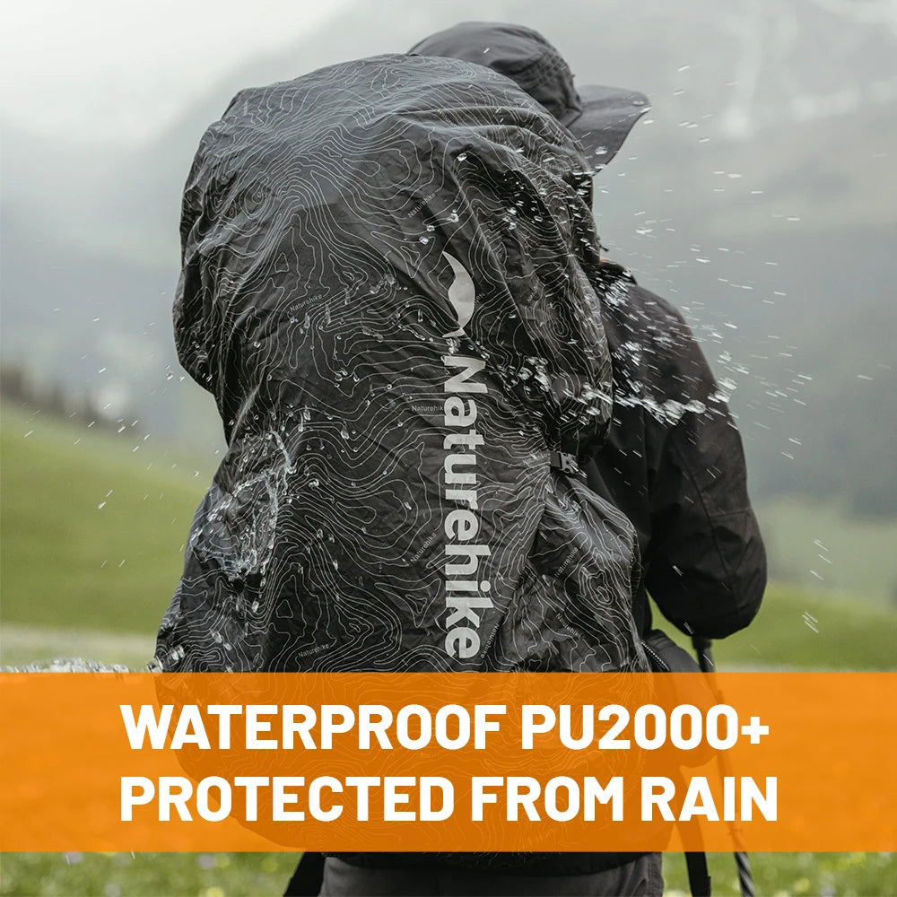 Naturehike Sneaking 2.0 Reflective Backpack Rain Cover Outdoor Climbing Hiking Dustproof Waterproof Schoolbag Casing For 30-60L