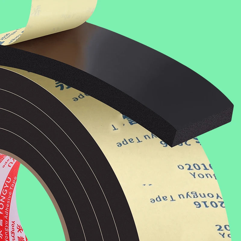 EVA Seal Foam Tape T Weather Stripping for Door and Window,High Density Single Sided Closed Cell Door Insulation Weather Strip
