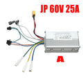 48V25A 52V25A 60V25A JP Ebike Electric Bicycle Scooter Controller Dual Drive LCD Display Brushless DC Dual Drive Controller