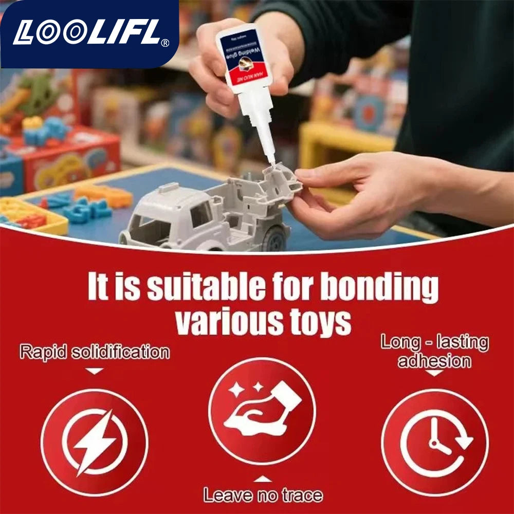 Loolifl Weldingglue Highstrength Universal Super Adhesive Waterproof Quickdry Glue for Ceramics Metal Plastics Wood Shoe Repair