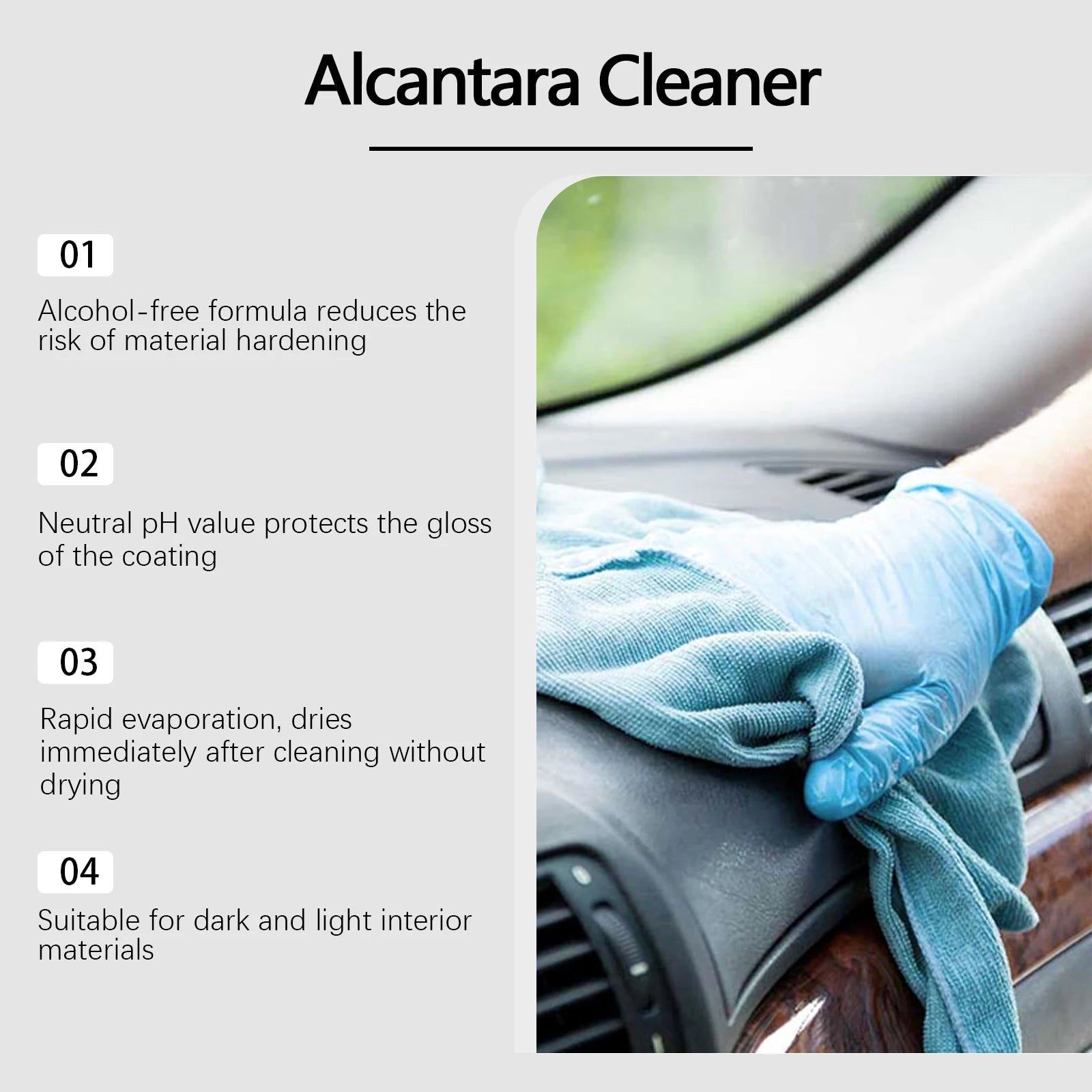 Car Interior Cleaning Spray Car Interior Stain Remover Cleaner Leather Seat Cleaner Multifunctional Car Interior Maintenance