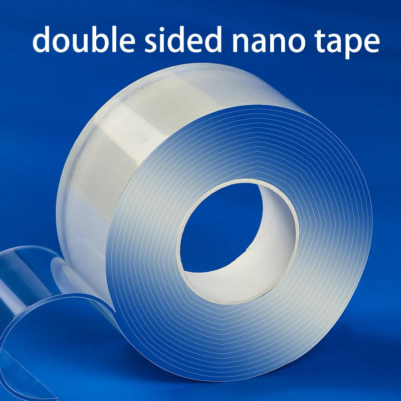 Nano Tape Double-Sided NanoTape Double-Sided Adhesive Tape High Viscosity and Is Fixed on the Wall Without Leaving Traces