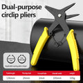 Internal And External Spring-loaded Pliers Dual-purpose Snap Rings 2-In-1 Mounting And Dismounting Tools Hardware