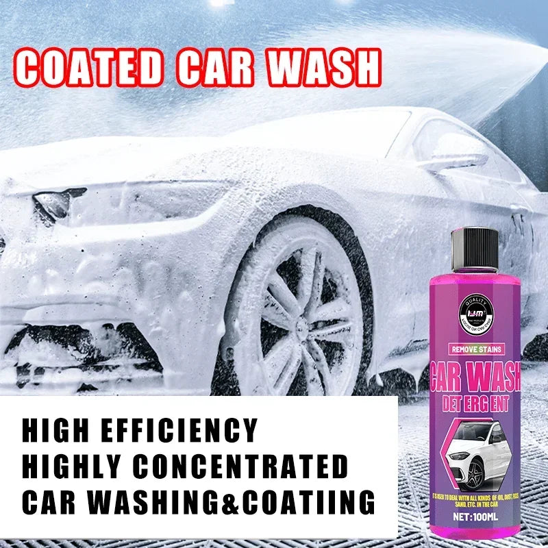 Foam Car Wash Liquid - 100ml, suitable for cars, motorcycles and motorhomes, PE formula | efficient cleaning | creamy texture