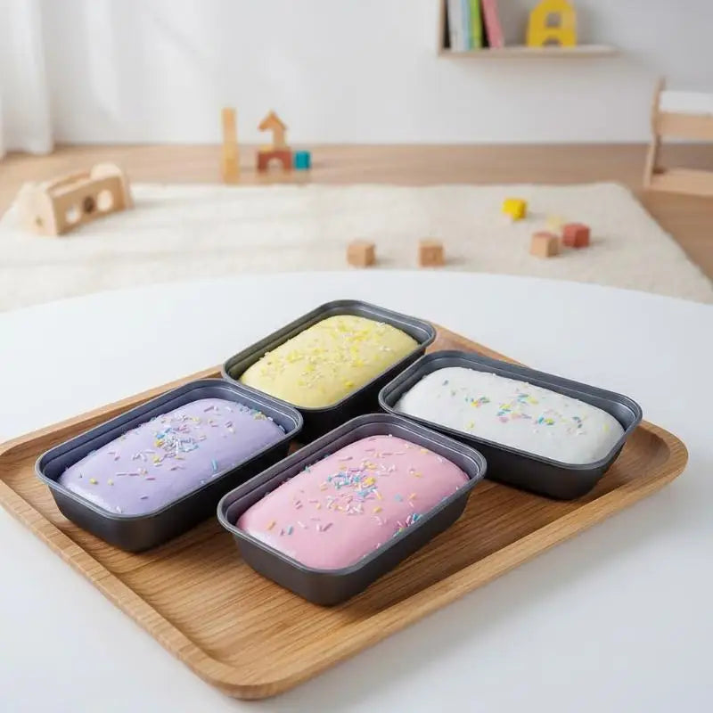 Box Cake Squishy Toy Slow Rising Portable Squeeze Fidget Toy Stress Relief for Outdoor Waiting Time Relax