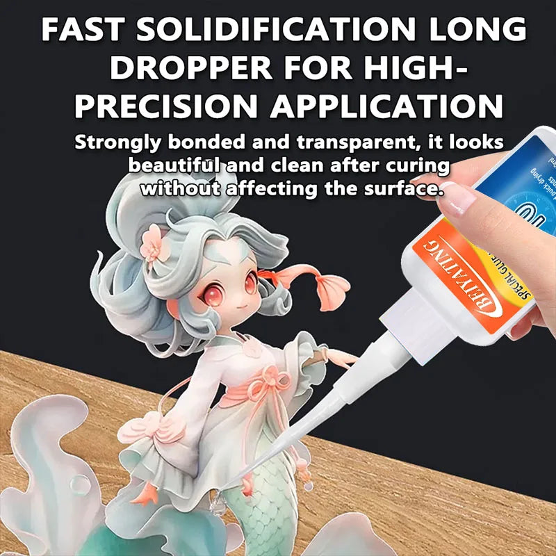 20ml Quick Dry Model Glue Strong Bond Clear Adhesive for Action Figures Dolls DIY Handmade Crafts