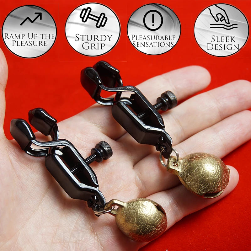 Metal Nipple Clamps Pussy Labia Clit Clips,Sex Toys for Couples,Adult Games,Role Play,Bondage Restraint