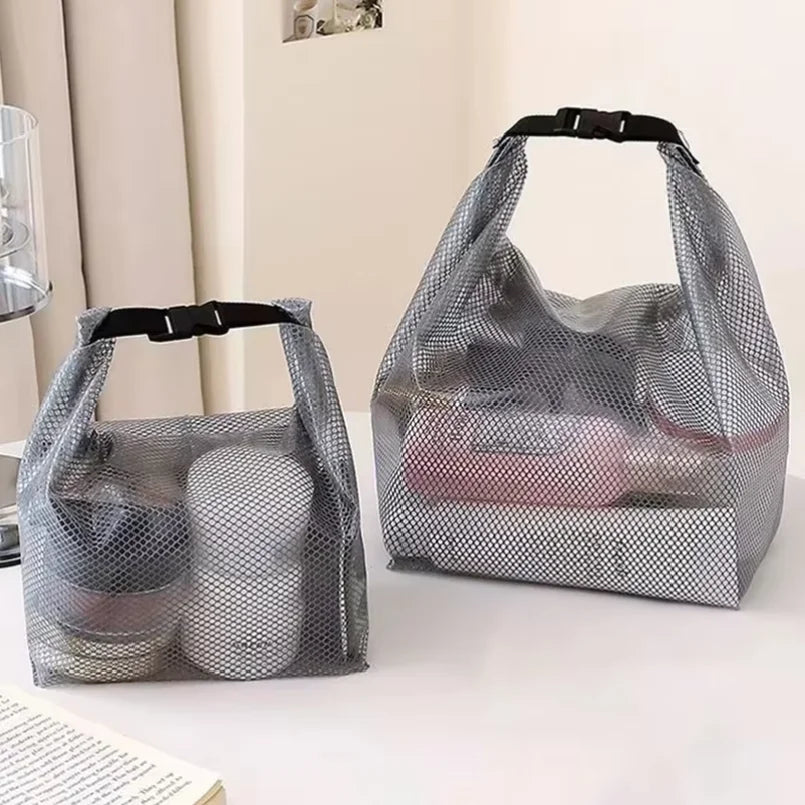 Waterproof Travel Makeup Storage Bag Portable Handheld Cosmetic Pouch Large Capacity for Women Outdoor