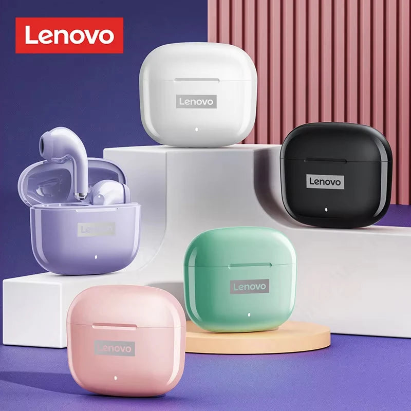 Lenovo LP40pro TWS Wireless Earbuds Bluetooth 5.3 HiFi Stereo Noise Reduction Sports Gaming Headphones for Running Travel Office