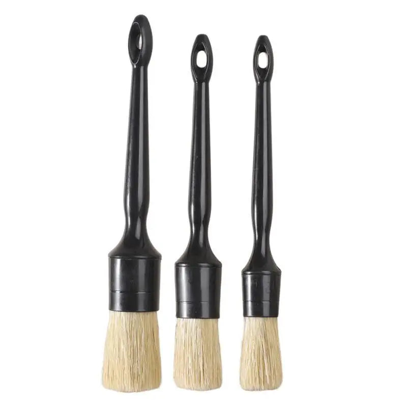 2-6PCS Car Detailing Brush Super Soft Auto Interior Detail Brush With Synthetic Bristles Car Dash Duster Brush Accessories
