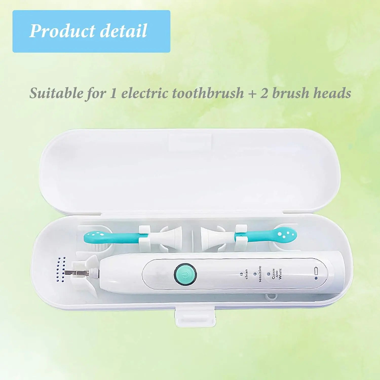 Toothbrush&Toothpaste Holders with Protective Cover, Portable Travel Case for Oral B Electric Toothbrush Handle Storage Box