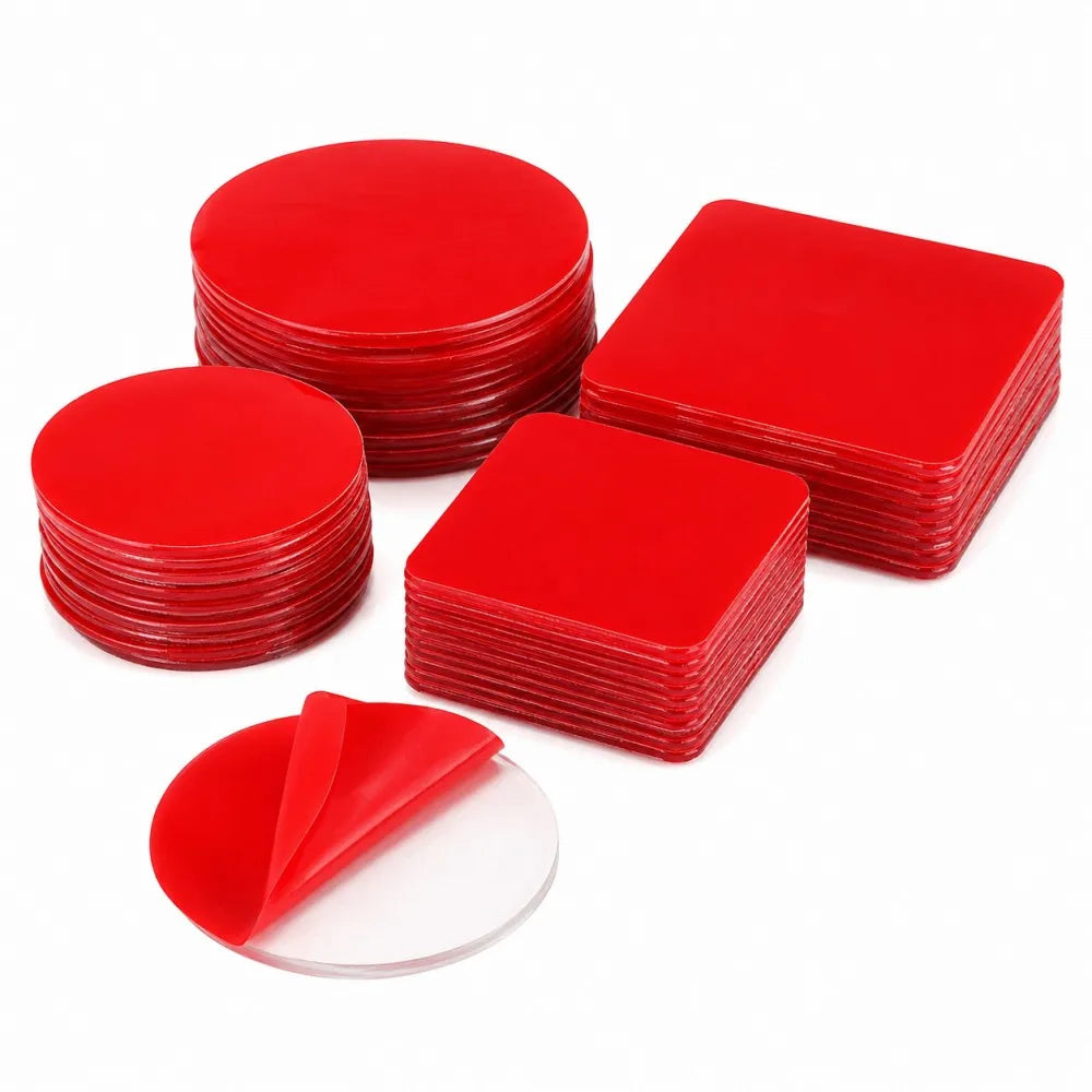 10-100Pcs Transparent Acrylic Double Sided Tape Pads Waterproof No Trace Super Strong Self Adhesive Stickers for Car Home