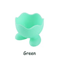 Silicone EggCup Holders Drying Egg Storage Rack Food Grade Boiler Egg Poacher Cups Bracket for Kitchen Breakfast Cooking Tools