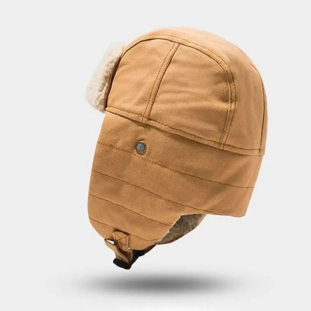 Casual Windproof Winter Bomber Hats Thickened Warm Accessories Warm Snow Cap Ear Protection Winter Ski Caps for Men Women