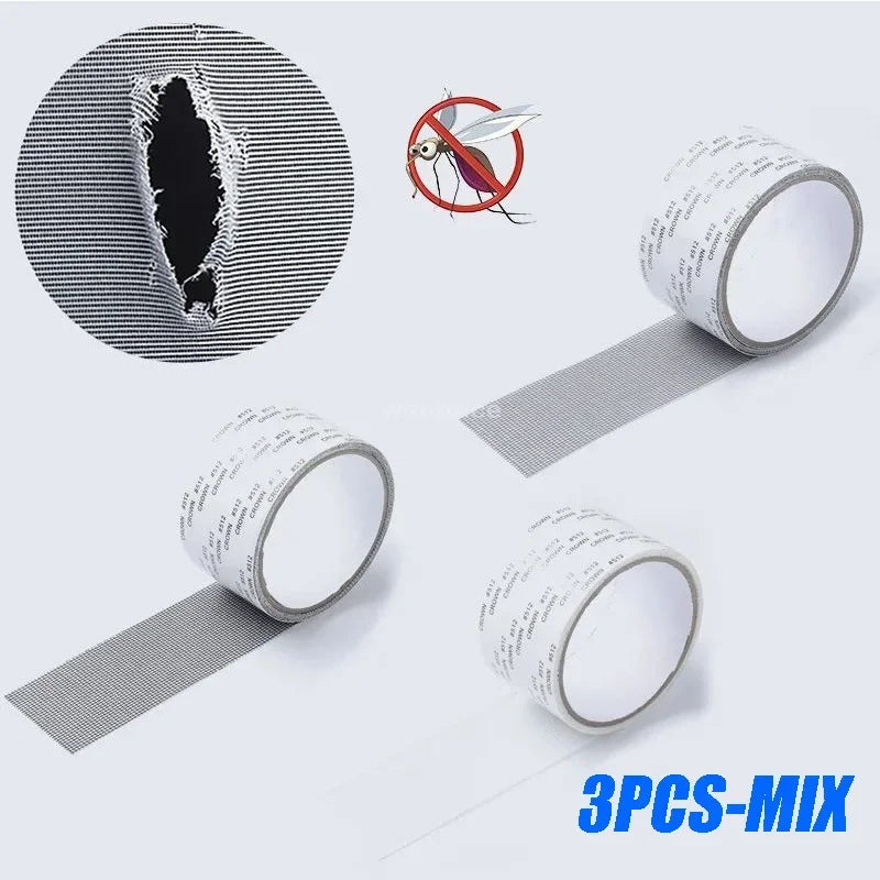 Self-adhesive Tape for Repair Mosquito Net Window Screen Repair Tape Door Window Fix Patch Anti-Insect Mosquito Mesh Repair Tape