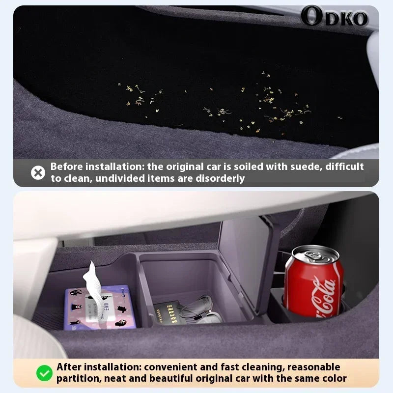 Silicone Storage Box For AVATR 12 Center Console under Layer Modification Special Car Interior Accessories Organizer