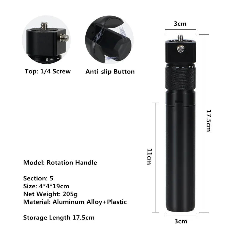 For Insta360 X5 X4 X3 Invisible Selfie Stick Extended Selfie Stick for GoPro 13 12 DJI Action 6 5 4 Camera Aluminum Stand
