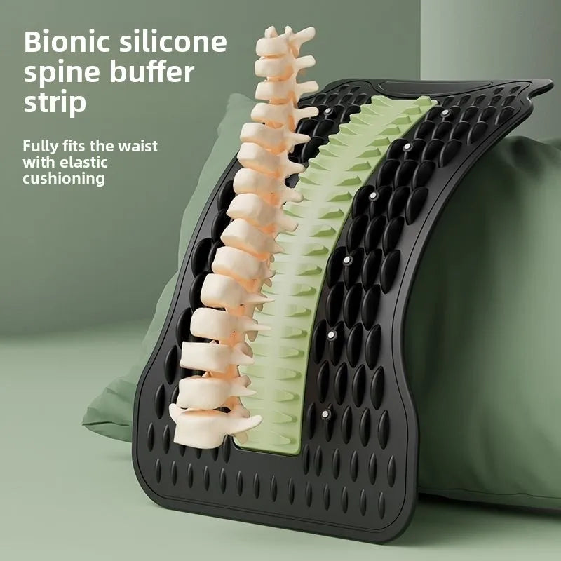 12Magnets Lumbar Vertebrae Relaxer Humpback Correction Shaping Back Stretcher Back Pain Relief Stretching Massager for Women&Men