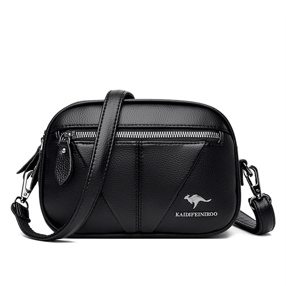3 Layers Luxury Designer Handbags Purses Women Bag Super Quality Leather Small Shoulder Messenger Corssbody Tote Sac for Female