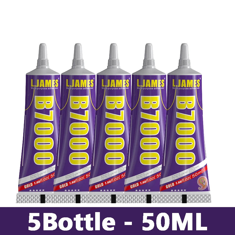 15ML 25ML 50ML 110ML Strong Soft Cellphone Repair Glue B7000 Clear Glue B-7000 Multipurpose DIY Adhesive