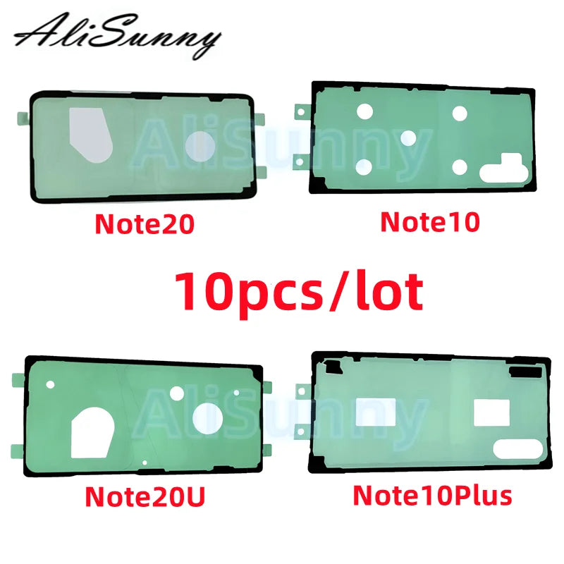 10pcs Back Housing Cover Sticker for SamSung Galaxy Note 5 7 8 9 10 20 Note20U Battery Door Adhesive Glue Dual Tape