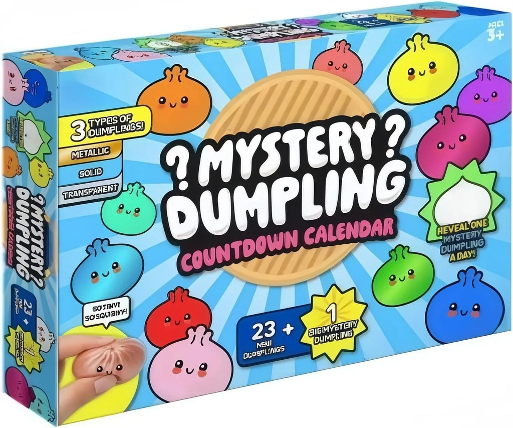 Mystery Dumpling Advent Calendar Slow Resilience Anxiety Relief 24-Day Countdown Calendar Fidget stress relief toy gifts