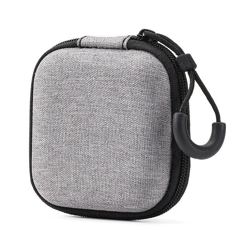 1Pc Portable Shockproof Headphone Case Earphone Bag Headset Storage Bag Hard Shell Earphone Accessories Memory Card USB Cable
