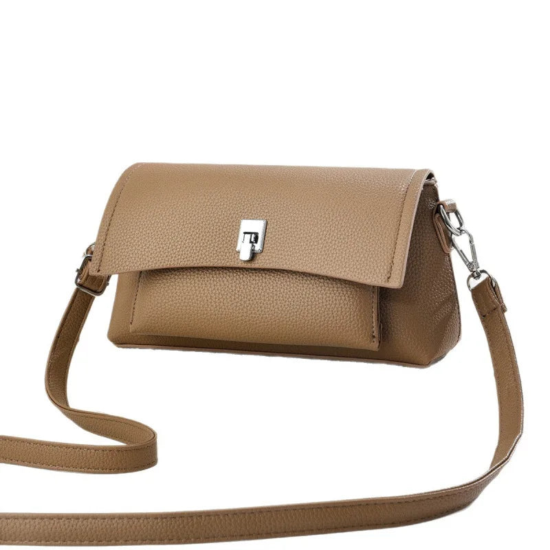 New Fashionable Macaron Style Mini Square Bag Multi-Layer Large Capacity Shoulder Bag for Women Cross-Border Handbag