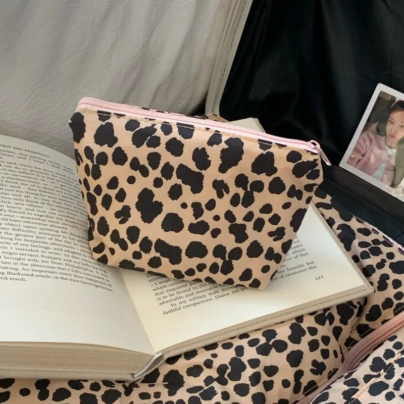 1PCS Leopard Print Travel Packing Cubes cosmetic shoes Clothes Organizers for Suitcase Luggage Storage Bags & Drawer Organizers
