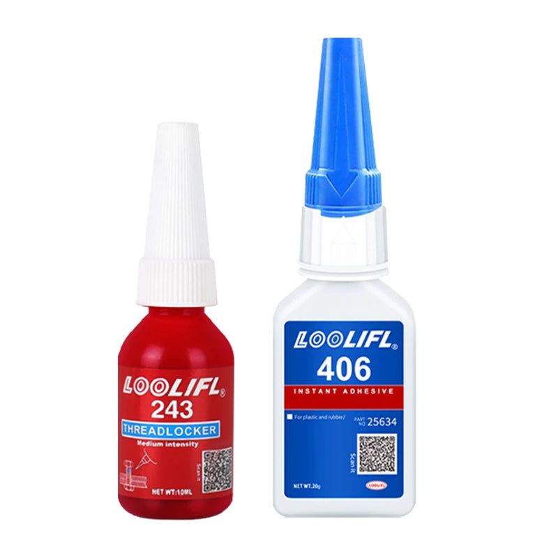 10ml LOOLIFL 243 Screw Adhesive 243 Anaerobic Glue Anti-loose Anti-slip Sealing Thread Locking Agent Anti-slip Caulk Sealers