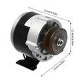 12/24/36v Powerful Electric Motor with Belt Pulley Kit Low Speed High Torque Electric Motor for Various Industrial Uses