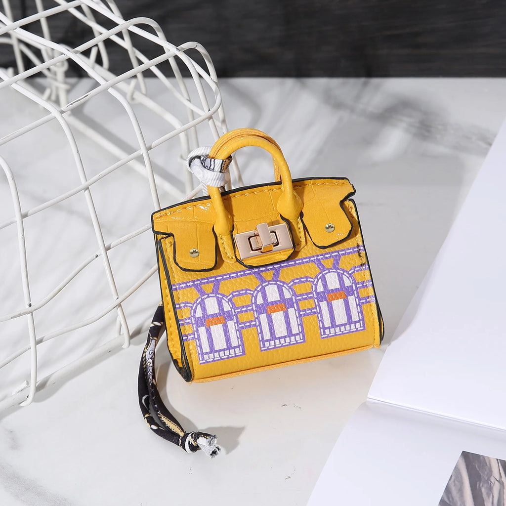 New Mini House Small Bag, Handheld, Portable, Hand Rope, Bluetooth Earphone Bag, Zero Wallet, Multi Functional Small Bag
