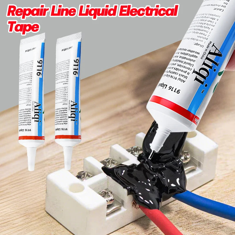 15~300ml Waterproof Liquid Electrical Tape Home Use Rubber Insulation Adhesives Wire Cable Coat Fix Line Glue Fast Dry Sealant