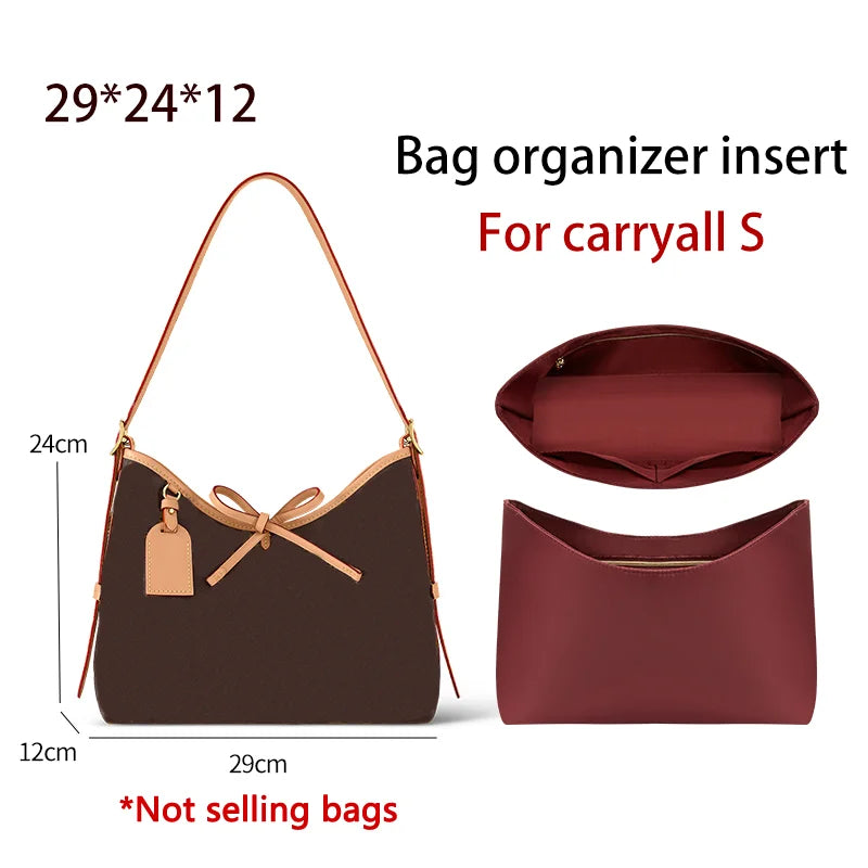 Bag organizer insert For carryall S durable fashion bag support storage inner modification bag accessories
