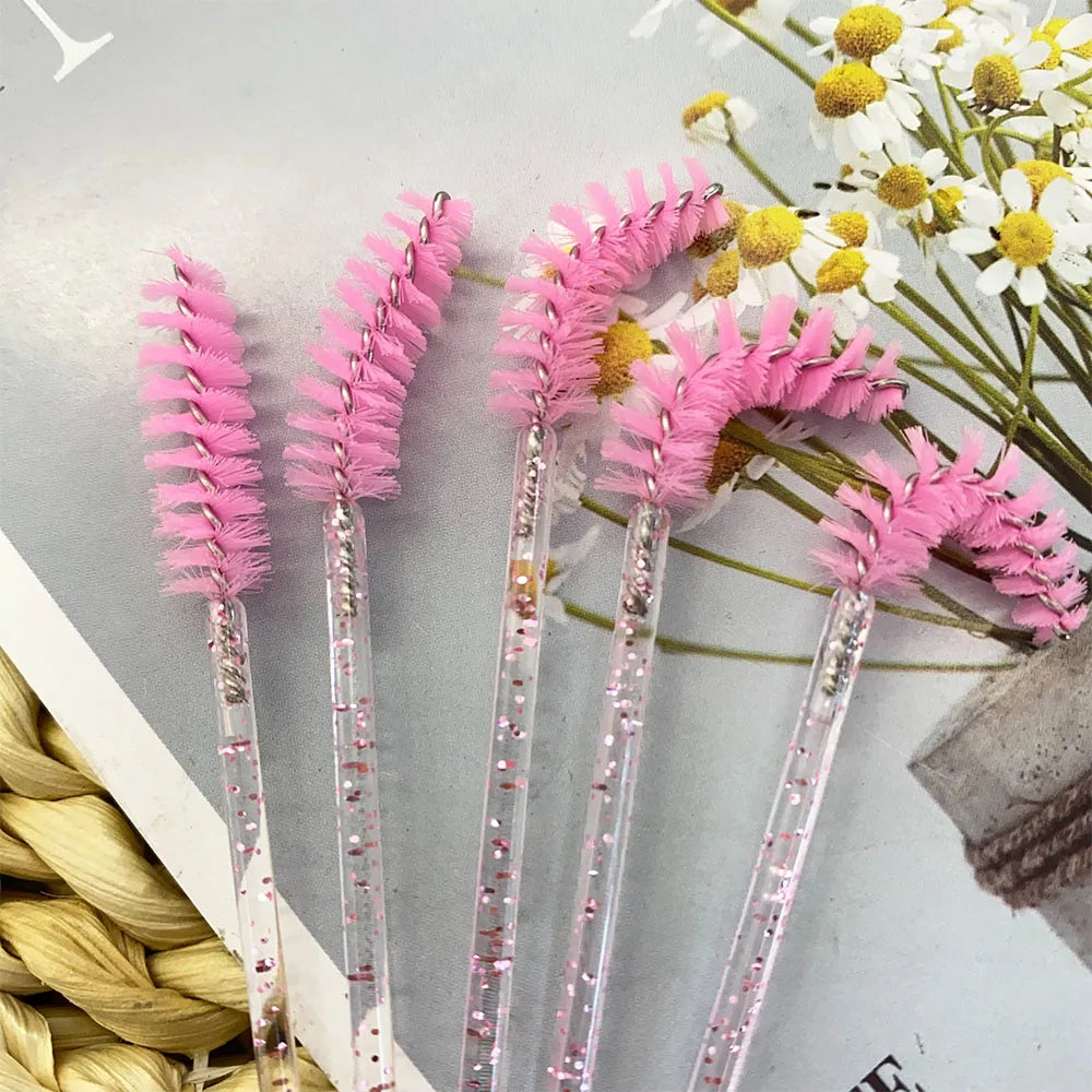 100Pcs Eyelash Brushes Disposable Eyelashes Extension Brush Makeup Tool For Mascara Wands Applicator Spoolers Tools Wholesaler