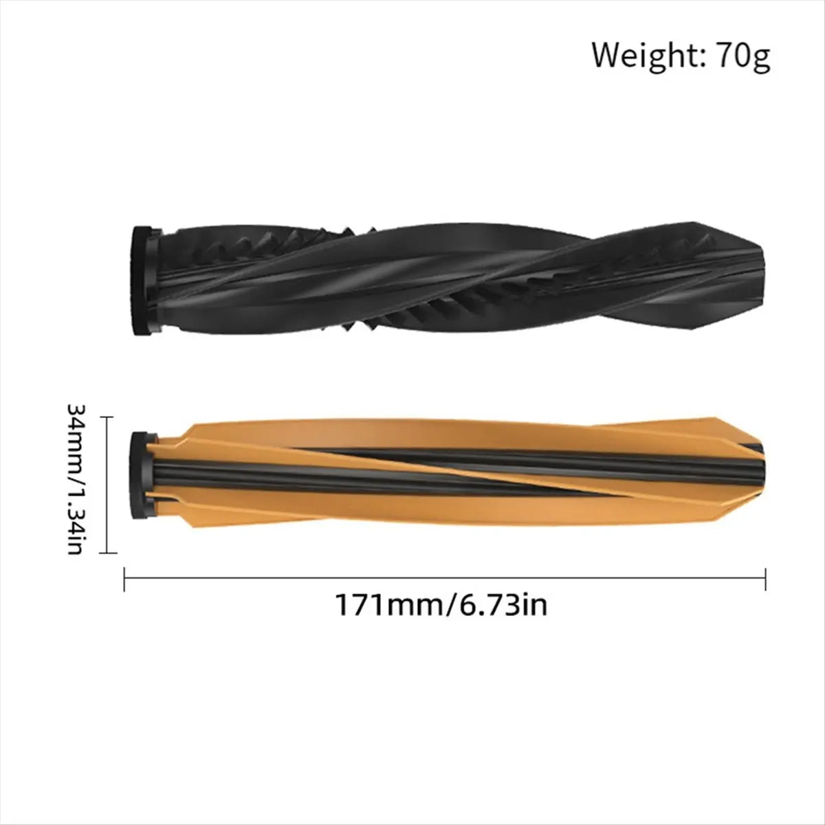 A42F Applicable for Dreame X50 Series Sweeper X40 Hybrid Dual Roller Brush Cleaning Main Brush Replacement Parts Brush
