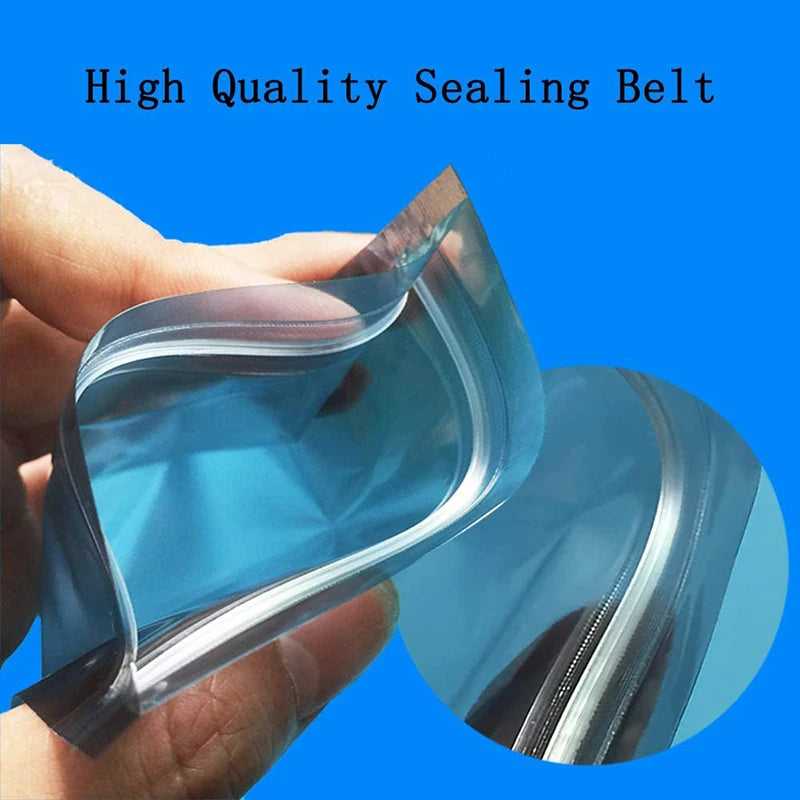 100pcs Anti Static Shielding Zip Lock Bag Resealable ESD Anti-static Instrument Chip Electronic Accessories Battery USB Pouches