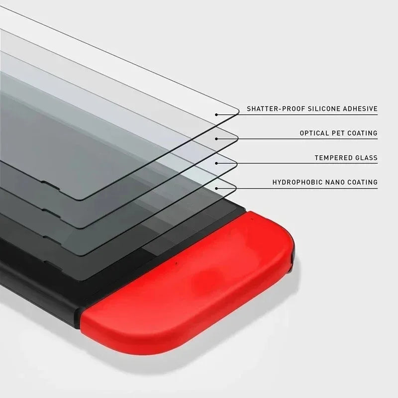 2/1Pcs Premium Tempered Glass for Nintendo Switch Lite/Switch Oled Screen Protector HD Clear Anti-Scratch Protective Films