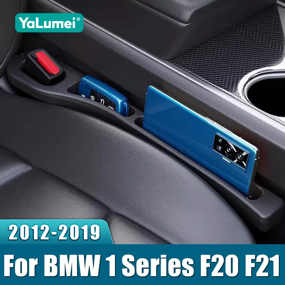For BMW 1 Series F20 F21 116 118 120 125 135 2012 2013 2014 2015 2016 2017 2018 2019 2PCS Car Seat Leak Proof Strips Storage