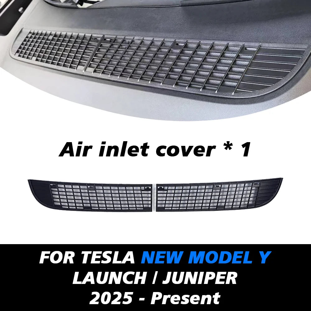 TEKSY For Tesla New Model Y YL 2026 Juniper Lower Bumper Anti Insect Net Anti Dust Proof Inner Vent Grille Cover Insect-proof