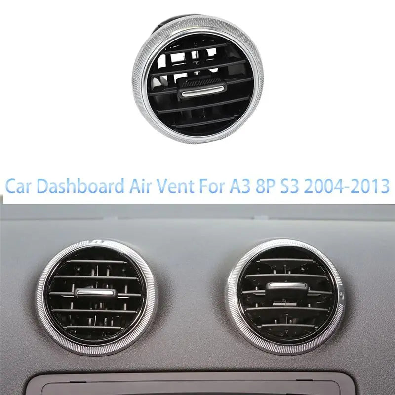 Air Ventilation For A3 8P S3 2004-2013 Car Dashboard Front Dash Air Vent Outlet AC Heat 8P0820901 8P0820901A