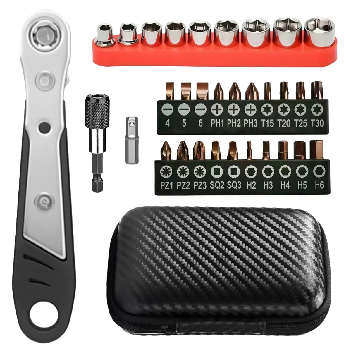 Degree Right Angle, Angled and Offset Screwdrivers for Tight Spaces. Practical, Multifunctional, Professional Mini Ratchet Set