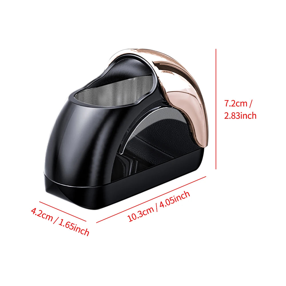 Unique Side Slide Car Door Windproof Ashtray Smoke Cup Cigarette LED Light Ash High End Can Not Drop Ashtray For Car Interior