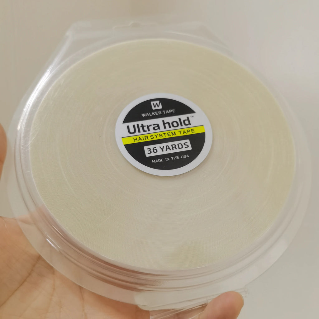 All with Box 0.8/1.0/1.27/2cm Width 3/12/36 Yards White Ultra Hold Tape Double Side Tape Lace Front Tape Hair Tape Wig Tape