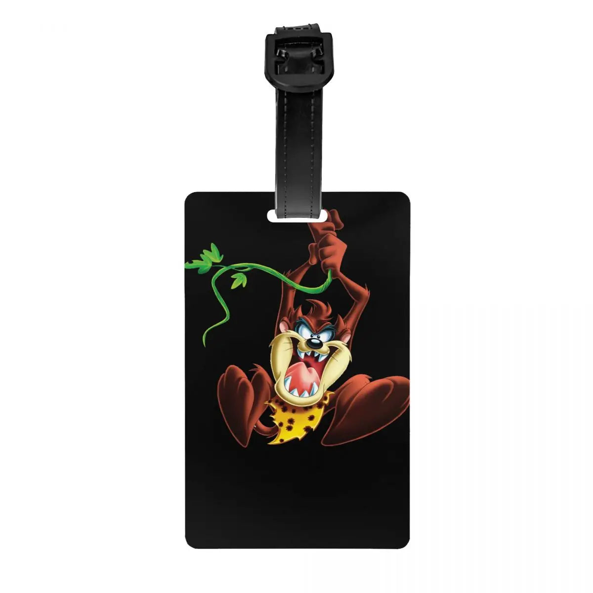 Custom Cartoon Anime Taz Tasmanians Devils Luggage Tag Travel Bag Suitcase Privacy Cover ID Label